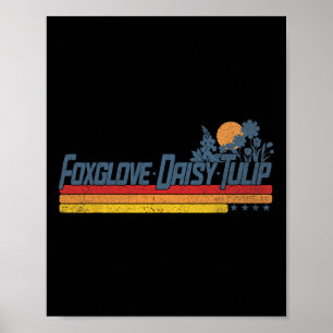 Subtle Boho Blume Trump Resist Shirt Foxglove Da Poster