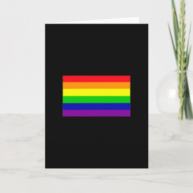 Subtle Gay Pride Flag806png806 T Shirt  Karte (Vorderseite)