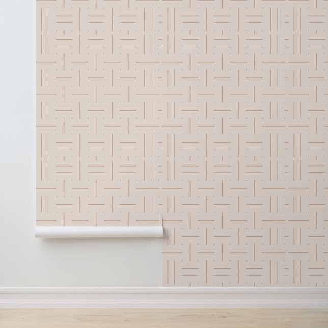 Subtle Geometric Pattern: Ein Minimalistisches Des Tapete (Anwendung)
