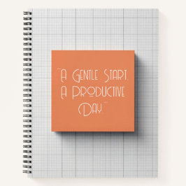 Subtle Grid - Modern Cover Art Notizbuch