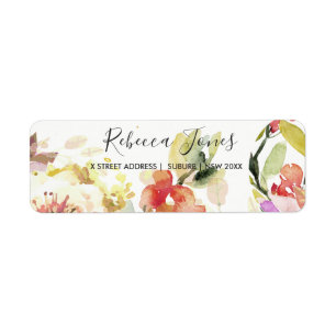 SUBTLE PEACH PINK WATERCOLOR FLUSSADRESSE