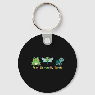 Subtle Political Humor Anti-Trump Frog Dragonfly T Schlüsselanhänger