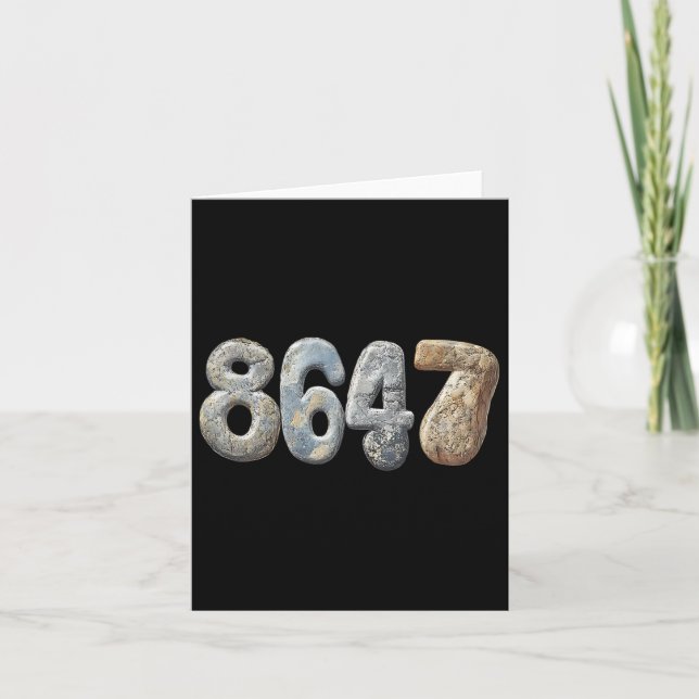 Subtle Resist Trump 8647 9 Karte (Vorderseite)