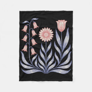Subtle Resist Trump Foxglove Daisy Tulip Blume 4t Fleecedecke