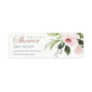 SUBTLE SOFT BLUSH PINK ROSE BRAUTPARTY ADRESSE