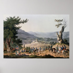 Subugal auf dem FlussCoa, graviert von C. Turner Poster