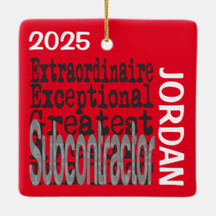 Subunternehmer Extraordinär CUSTOM Keramikornament