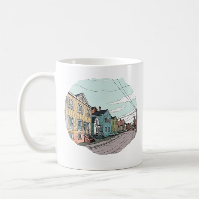 SUBURBAN NAGHBORHOOD GEORGE STREET NEWFOUNDLAND KAFFEETASSE (Links)