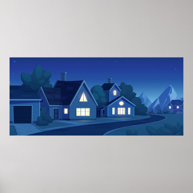 Suburban Street Poster (Vorne)
