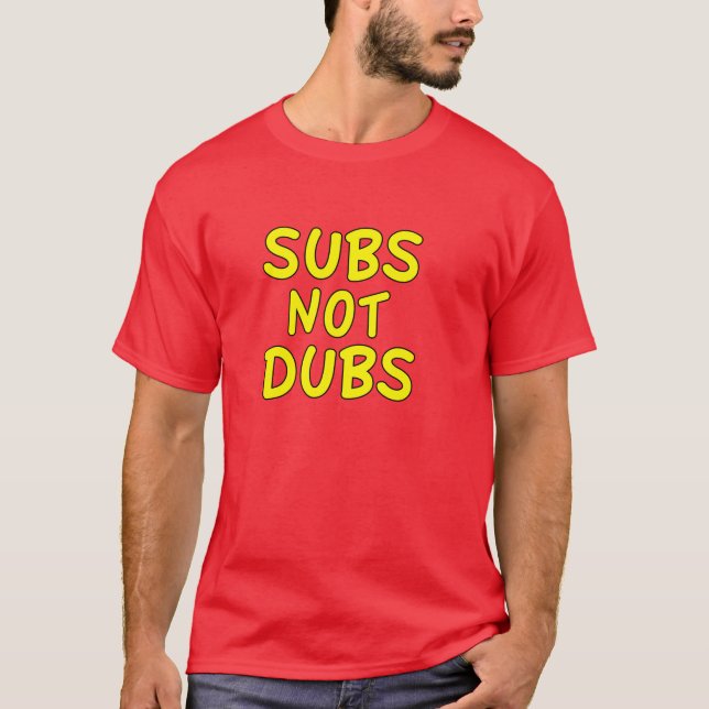 Subventions-nicht Tollpatsche T-Shirt (Vorderseite)