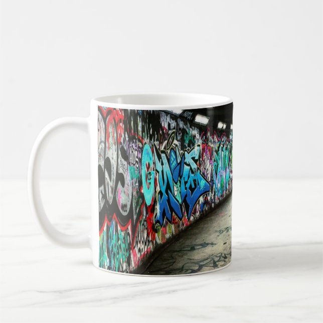 Subway Graffiti Art Kaffeetasse (Links)