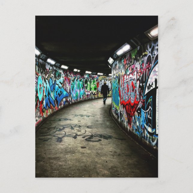Subway Graffiti Art Postkarte (Vorderseite)