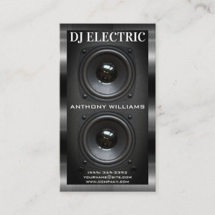 Subwoofer-Lautsprecher   Metallische Trimmwagen Visitenkarte