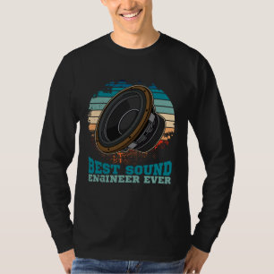 Subwoofer-Tontechniker-Audiosynthesizer-Musik m T-Shirt