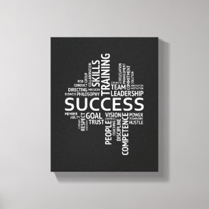 Success Definition   Motivational Quote Wall Art Leinwanddruck