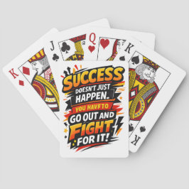 Success Fighter Quote Spielkarten