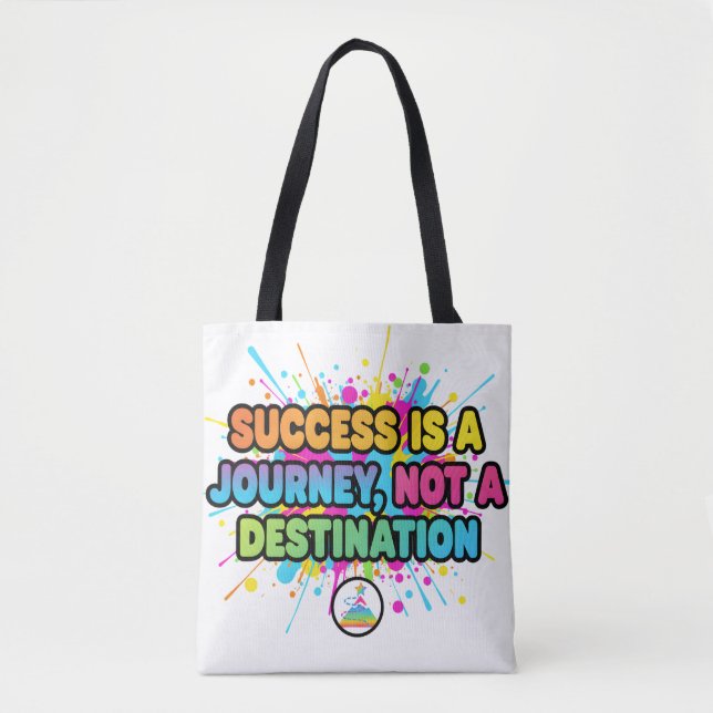 Success Is a Journey Motivational Quote Design (Vorderseite)