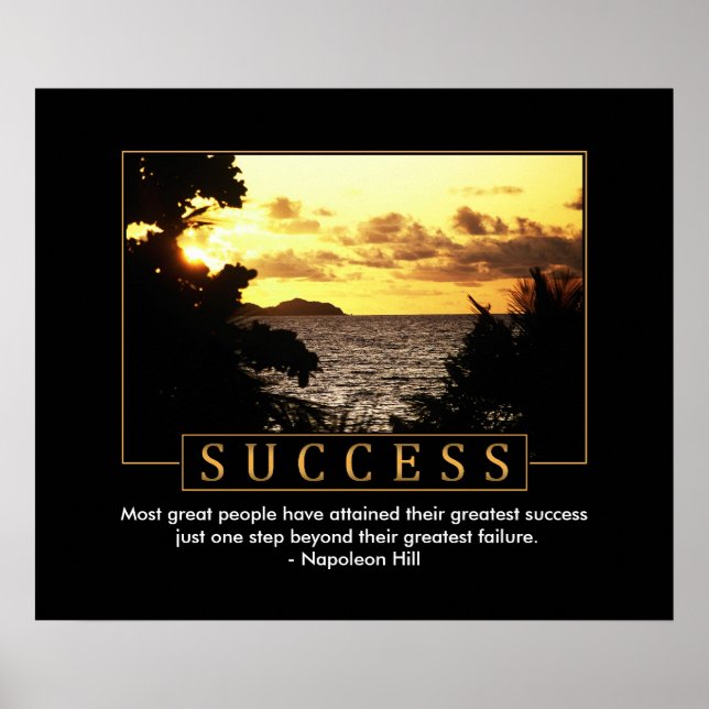 Success Motivational Poster (Vorne)