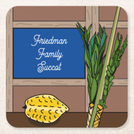 Succot Personalisiert Paper Untersetzer