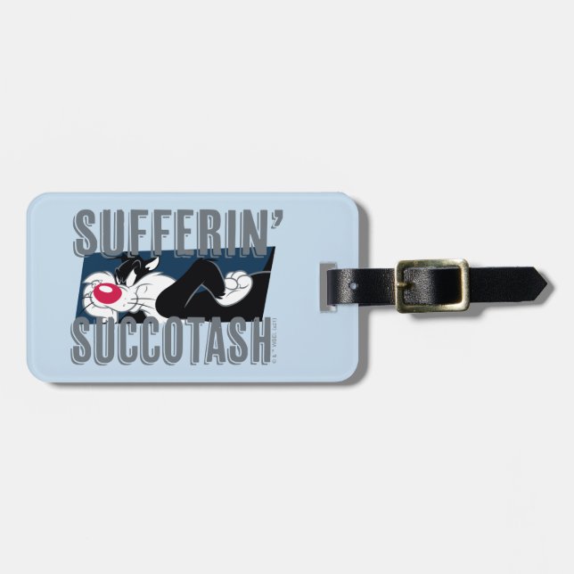 Succotash SYLVESTER™ Cut-Out Gepäckanhänger (Vorderseite horizontal)