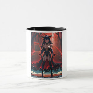 Succubus Kontakt am Kreuzweg: Anime Lilin Dämon Tasse