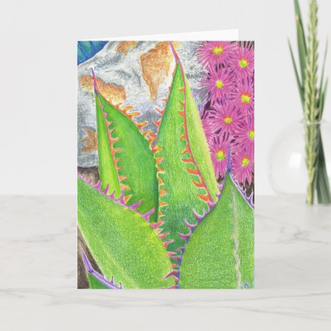 Succulent 3 karte (Vorderseite)
