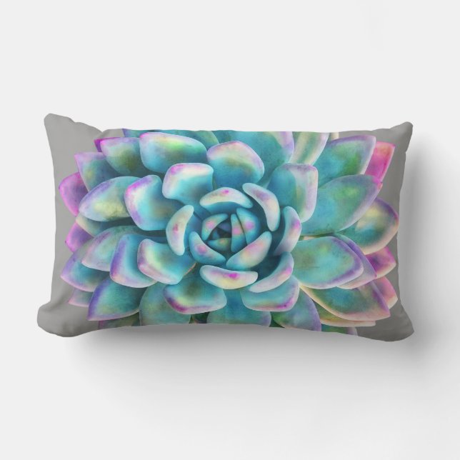 Succulent Print dekorative Kissen (Vorderseite)