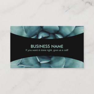 Succulent Slogans Business Cards Visitenkarte