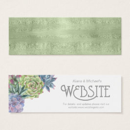 Succulents and sparkle website Insert Green ID515