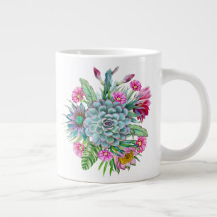 Succulents Echeveria Cactus Blume Jumbo-Tasse