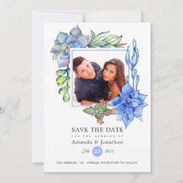 Succulents Foto Wedding Save The Date