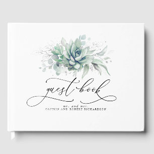Succulents Greenerity Wedding Gästebuch