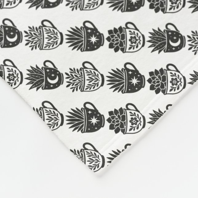 Succulents Mugs Fleecedecke (Ecke)