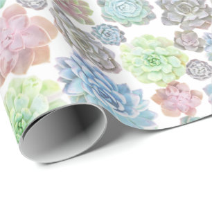 Succulents-Packpapier Geschenkpapier