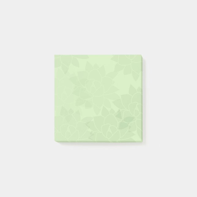 Succulents Post-It Notes Klebezettel (Vorderseite)