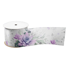 Succulents Silver Greenery Elegante Botanisch Satinband