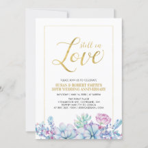 Succules Blume & Gold-Hochzeitsszenario-Party