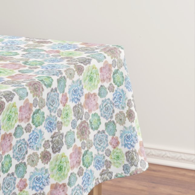 Succules Design-Tischdecke Tischdecke (Beispiel)