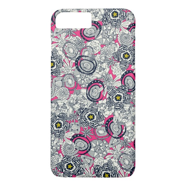 Succules pink chartreuse star Case-Mate iPhone hülle (Rückseite)