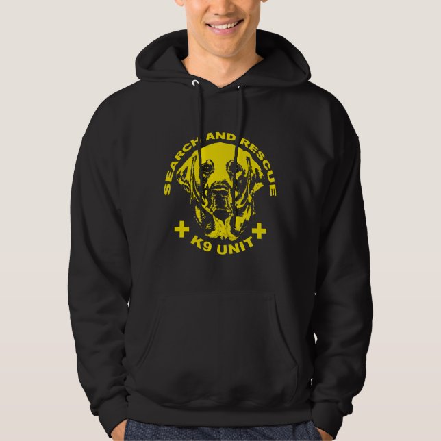 Such- und der RettungK9 Einheit Hoodie (Vorderseite)