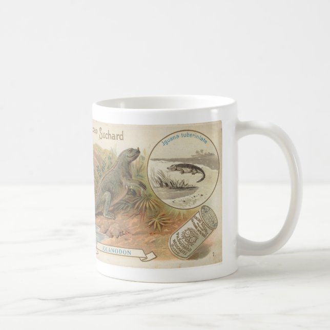 suchard iguanodon 1895 Karte Tasse (Rechts)