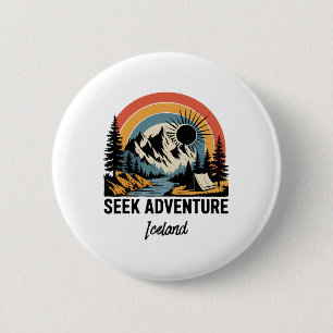 Suche Abenteuer Outdoor Island Urlaub Button