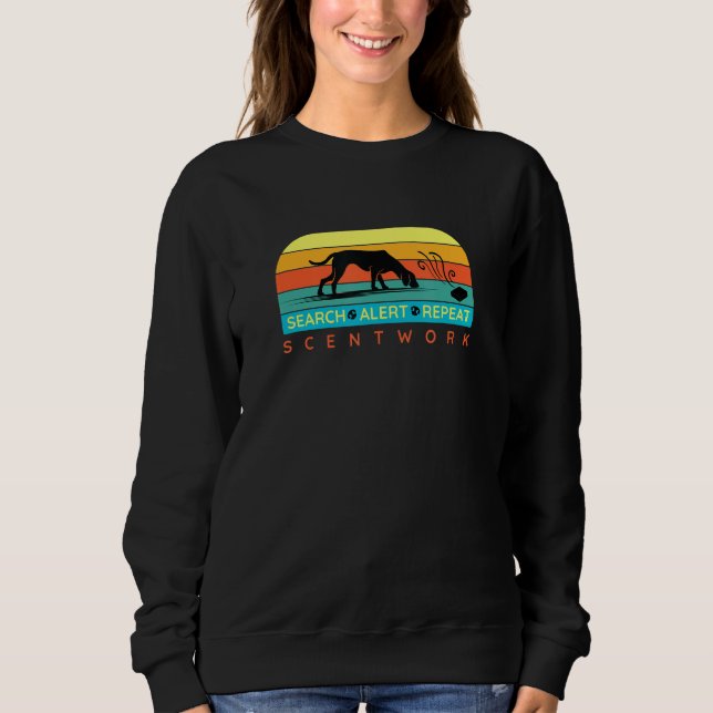 Suche Alarm Loslassen Duft Arbeitshund Erkennung S Sweatshirt (Vorderseite)