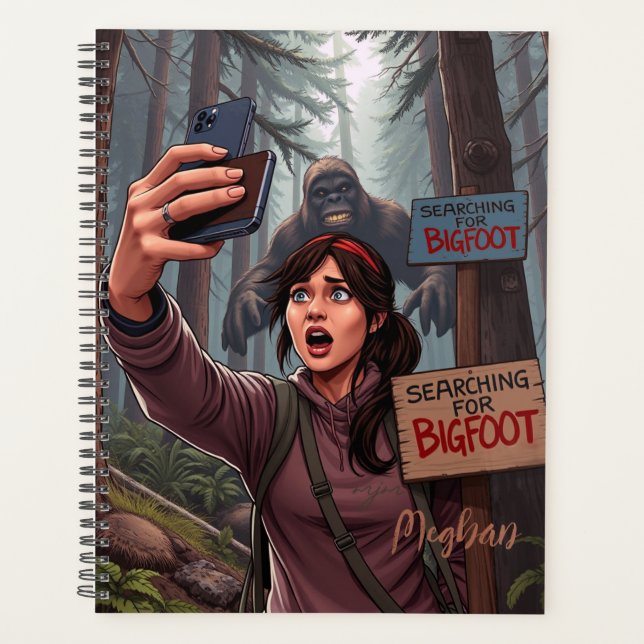 Suche Bigfoot Sasquatch Selfie Planer (Vorderseite)