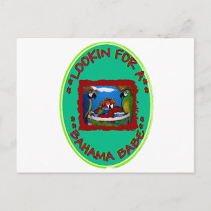 SUCHE EINE BAHAMA-SCHÖNHEIT POSTKARTE