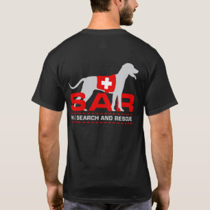 Suche K-9 und Rettung - SAR T-Shirt