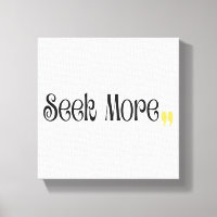 Suche mehr – Minimalistische Motivations-Typografi