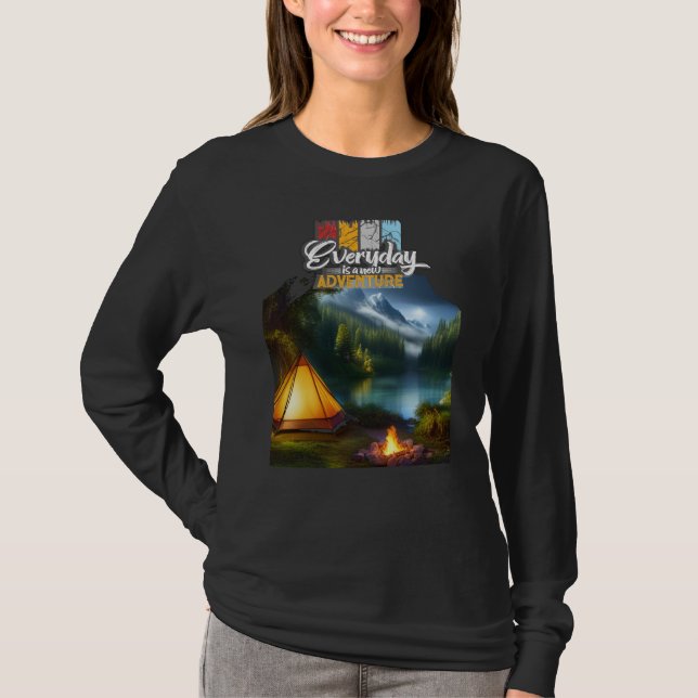 Suche nach Abenteuer T-Shirt (Vorderseite)