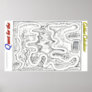 Suche nach dem Golden Calculator Game Poster