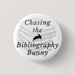 Suche nach dem Knopf Bibliografisches Bunny Button